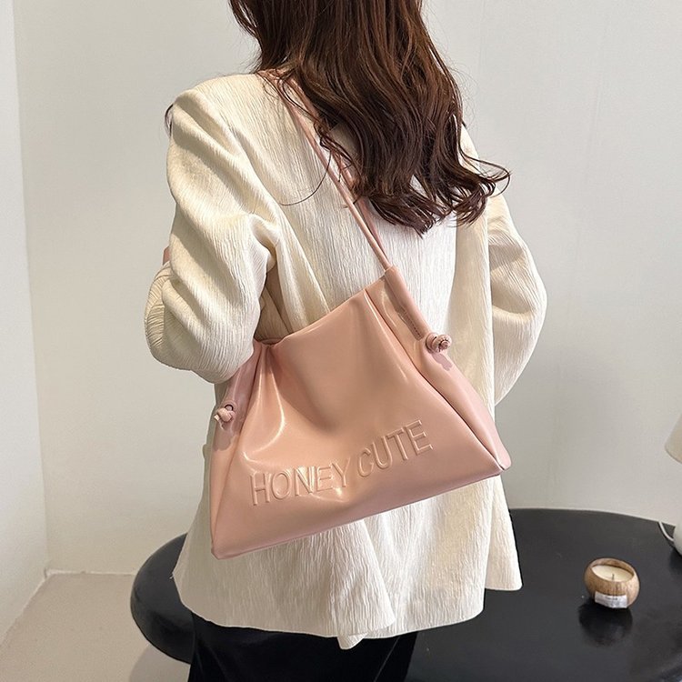 2024 Summer New Tote Bag Single Shoulder Fashion Versatile High-End Large Capacity Student Class Bag Spring - Image 4