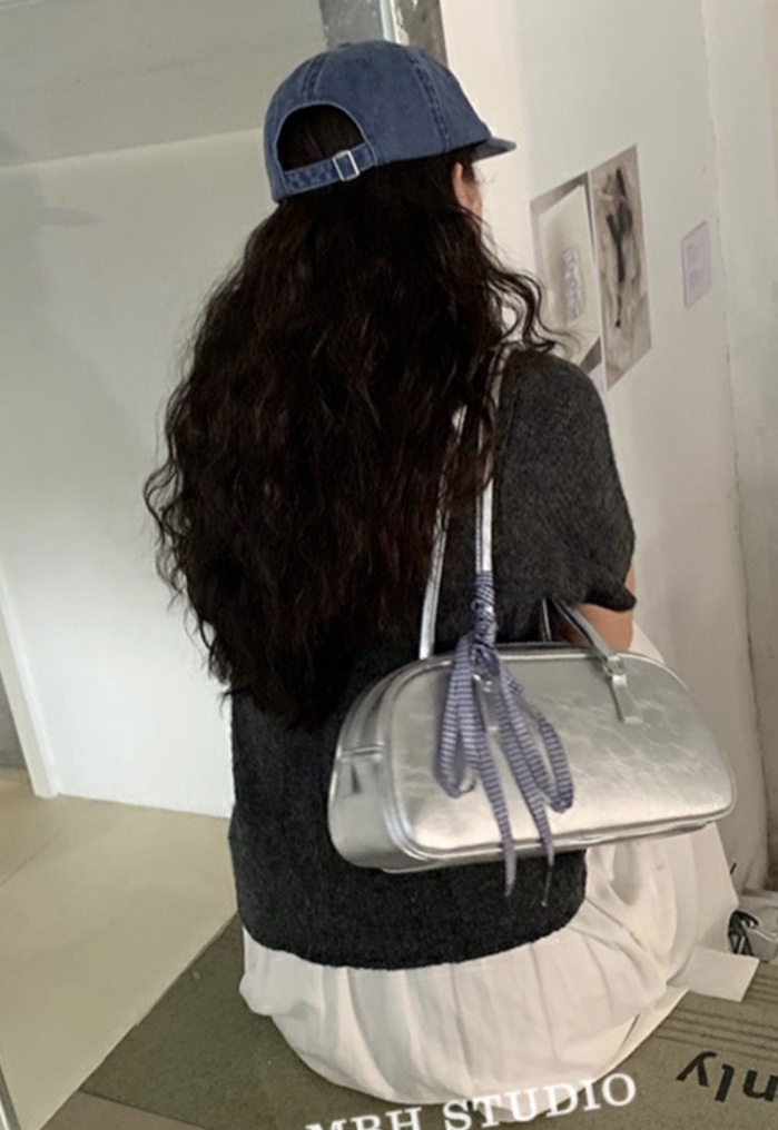 MBH Korean Style Baguette Large Capacity Versatile Shoulder Bag - Image 2